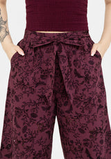 Morgana Baumwolle Broderie Krawatte Taille Culottes