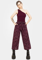 Morgana Baumwolle Broderie Krawatte Taille Culottes