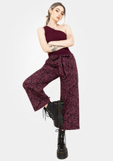 Morgana Baumwolle Broderie Krawatte Taille Culottes