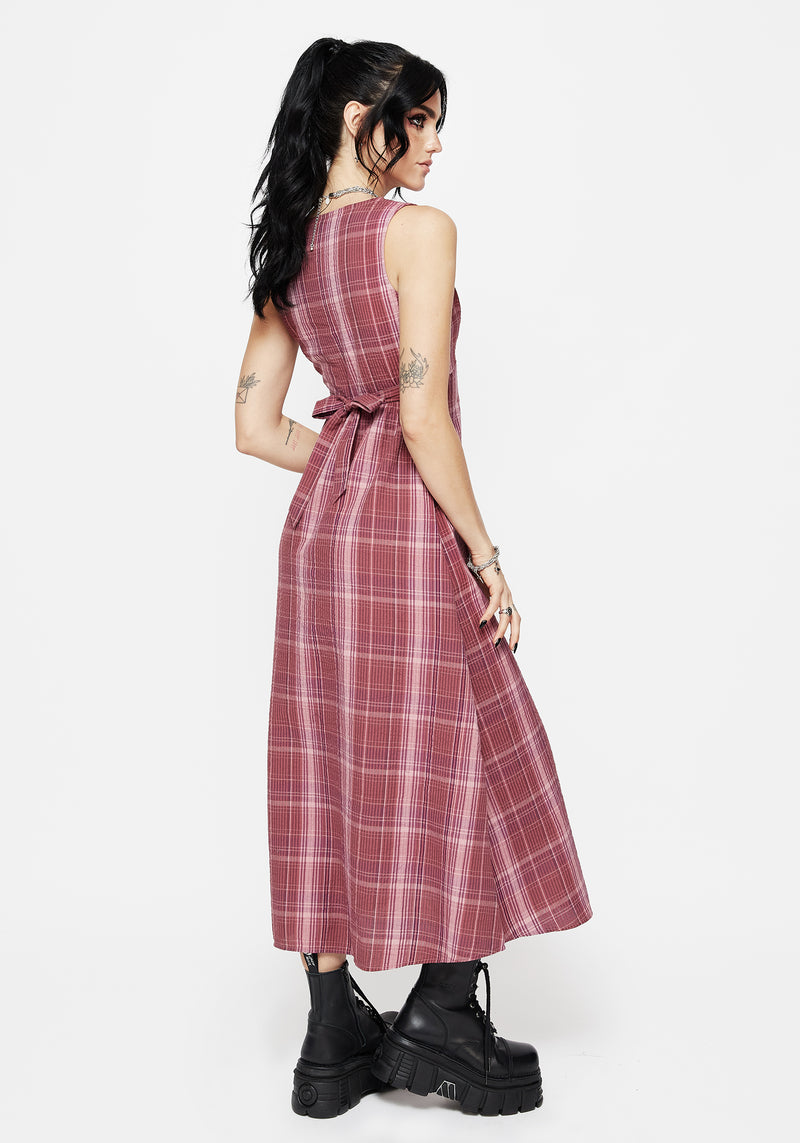 Zorina Baumwolle Prüfen Midaxi Kleid
