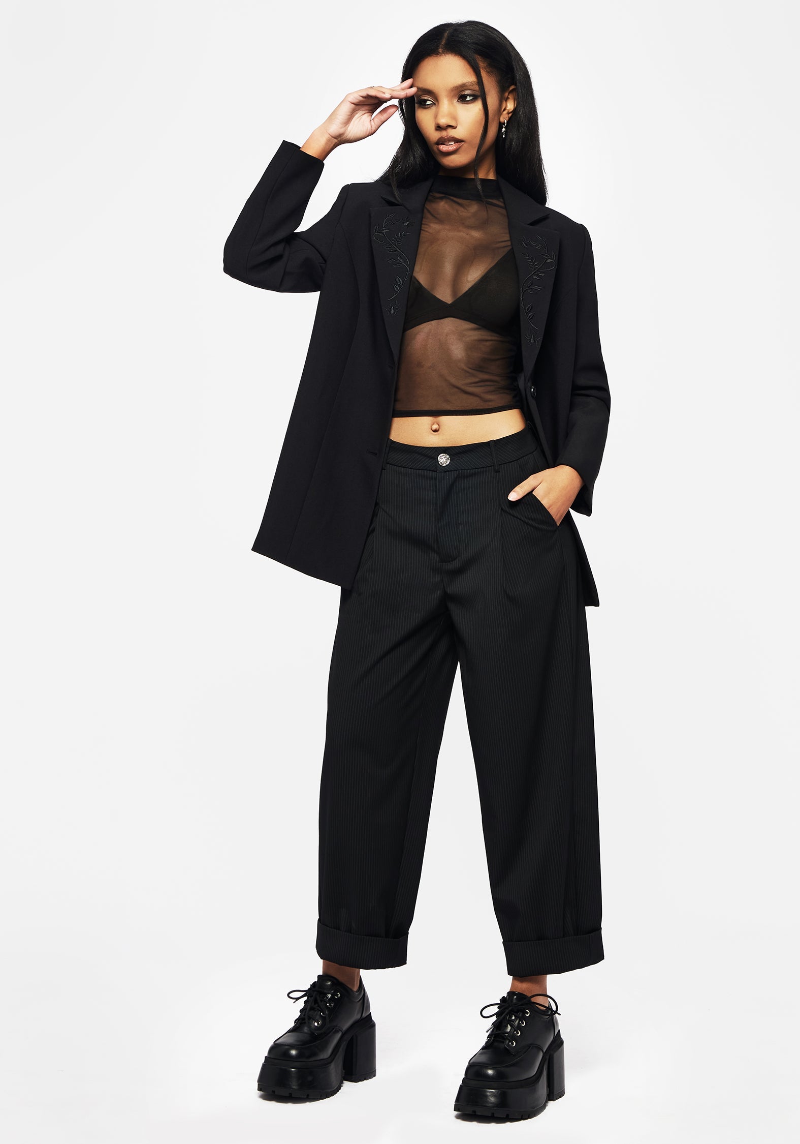 Funnelweb Bestickt Locker Blazer