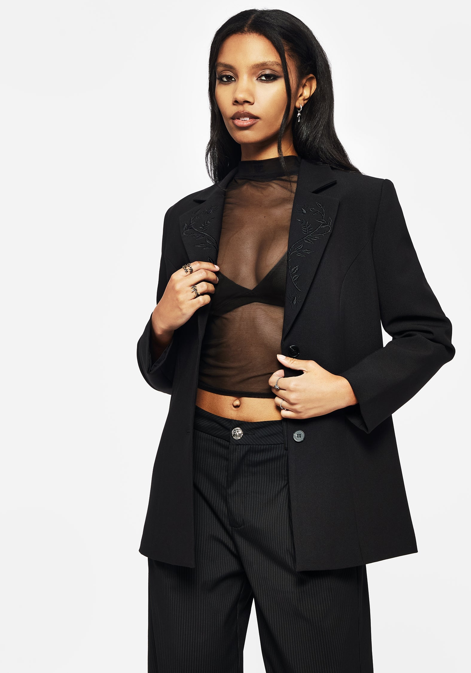 Funnelweb Bestickt Locker Blazer