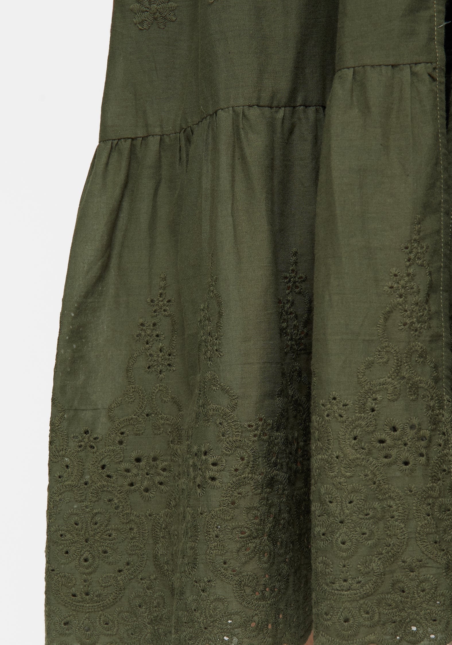Gossamer Gestuft Überkleid - Grün