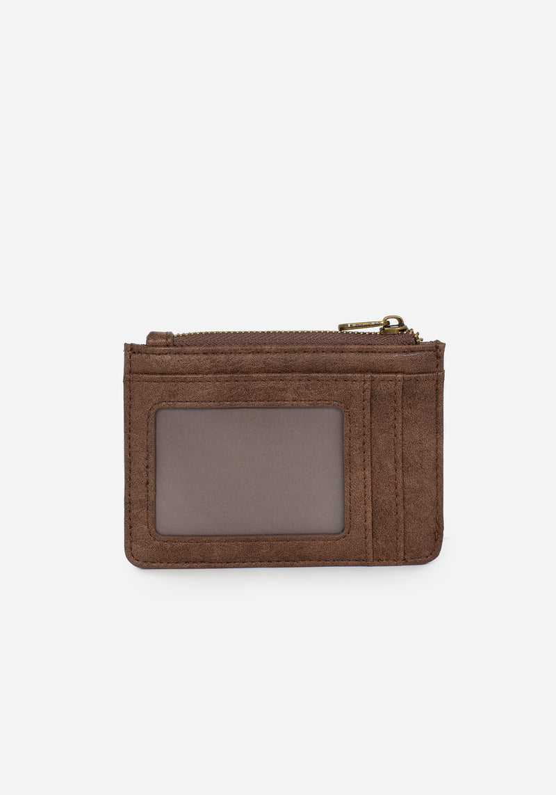 Fern Embroidered Card Holder