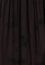 Burnout Krawatte Die Baumwolle Midaxi Kleid