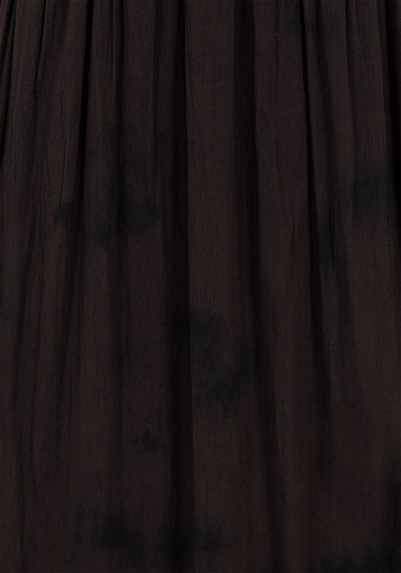 Burnout Krawatte Die Baumwolle Midaxi Kleid