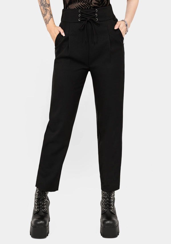 Cassandra Lace-Up Taille Massgeschneidert Hose