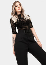 Cassandra Lace-Up Taille Massgeschneidert Hose