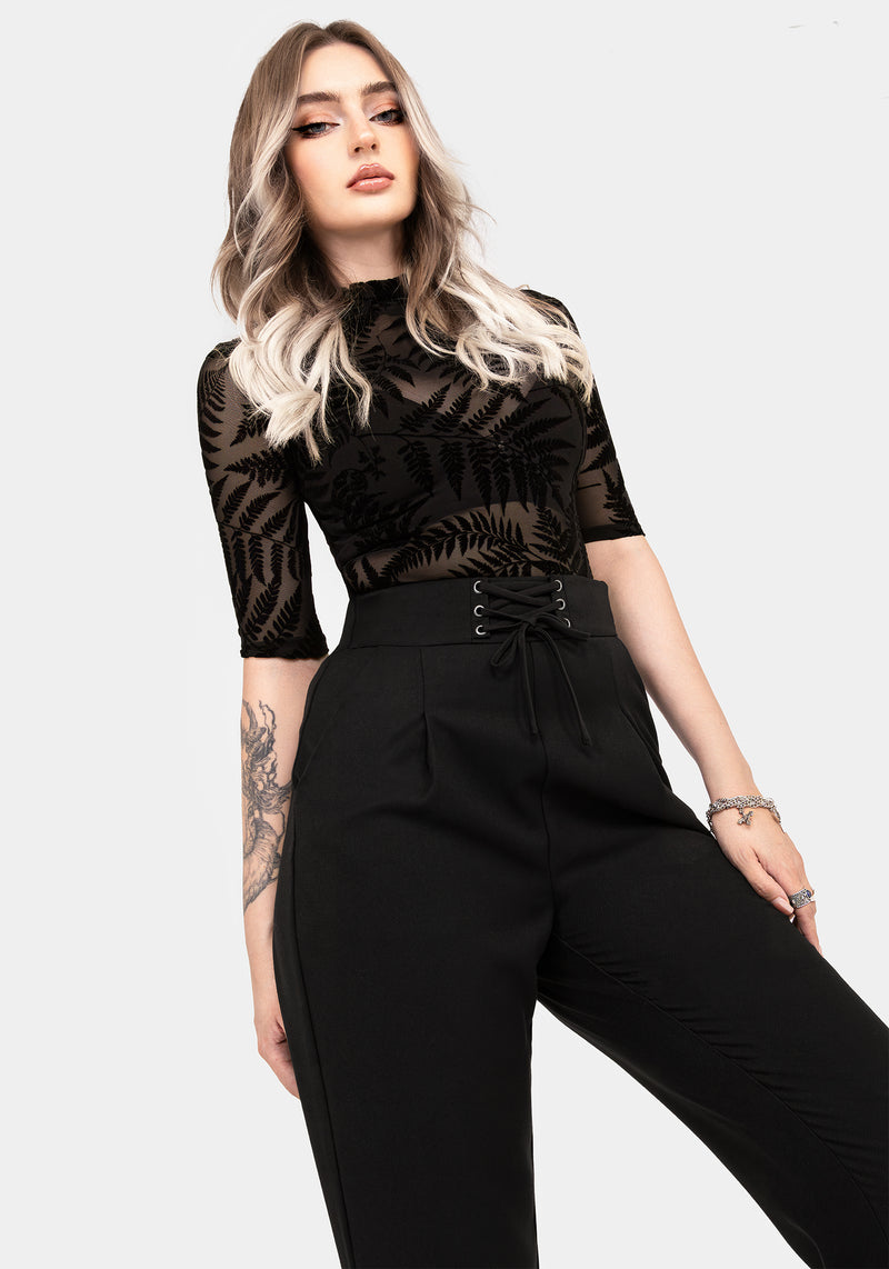 Cassandra Lace-Up Taille Massgeschneidert Hose