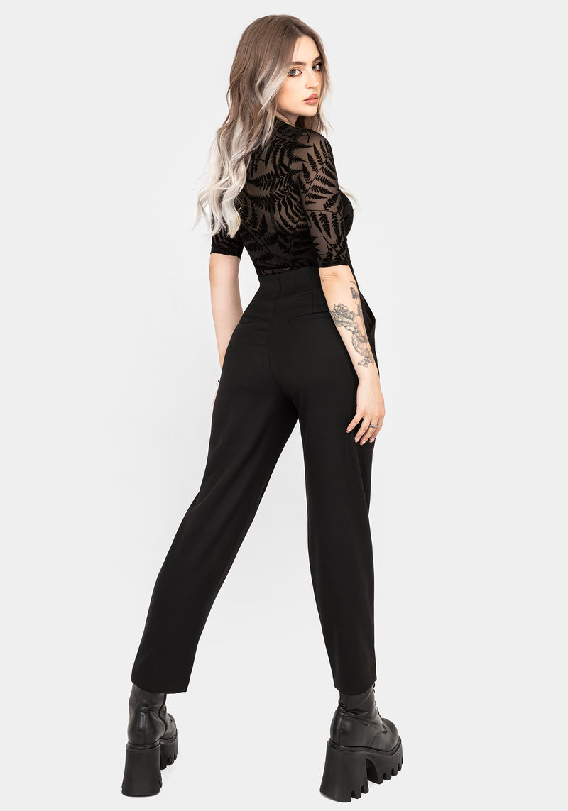Cassandra Lace-Up Taille Massgeschneidert Hose