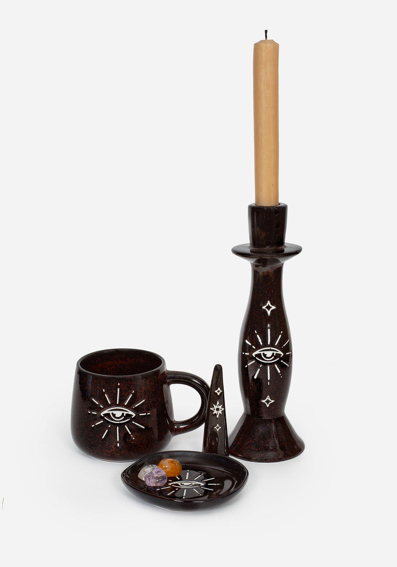 Ura Mystisch Eye Schmuckstück Tray Und Ring Halter Set (2