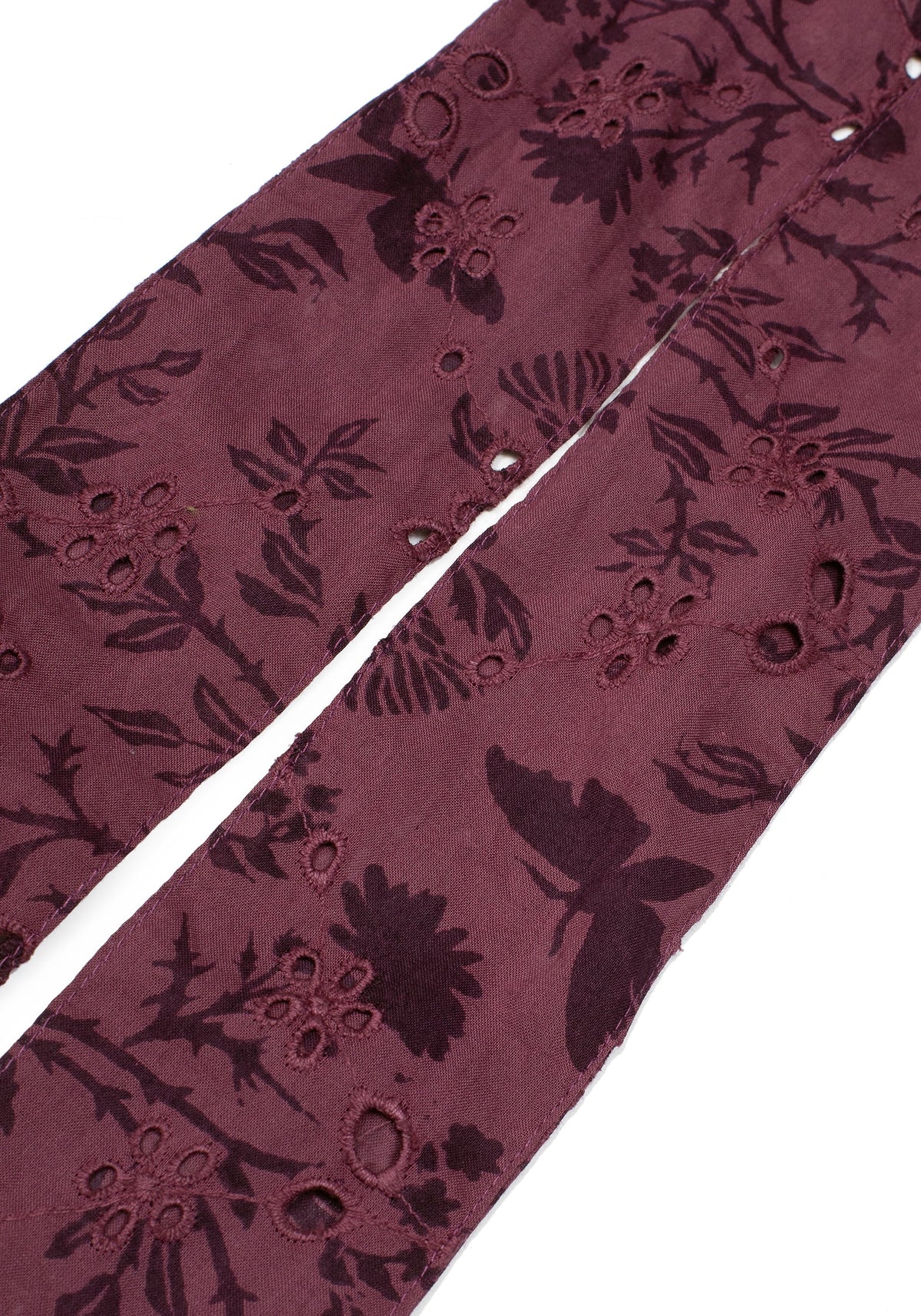 Morgana Baumwolle Broderie Schleife Haargummi