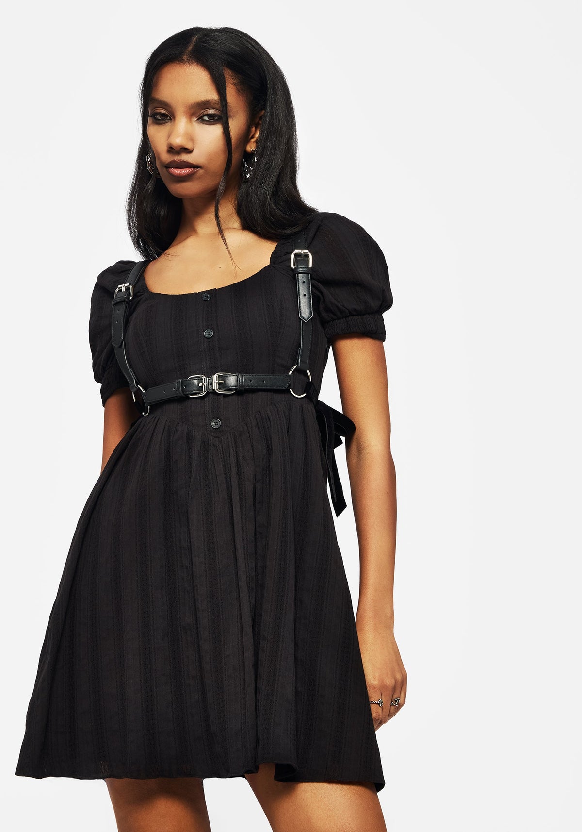 Marcia Broderie Mini Kleid