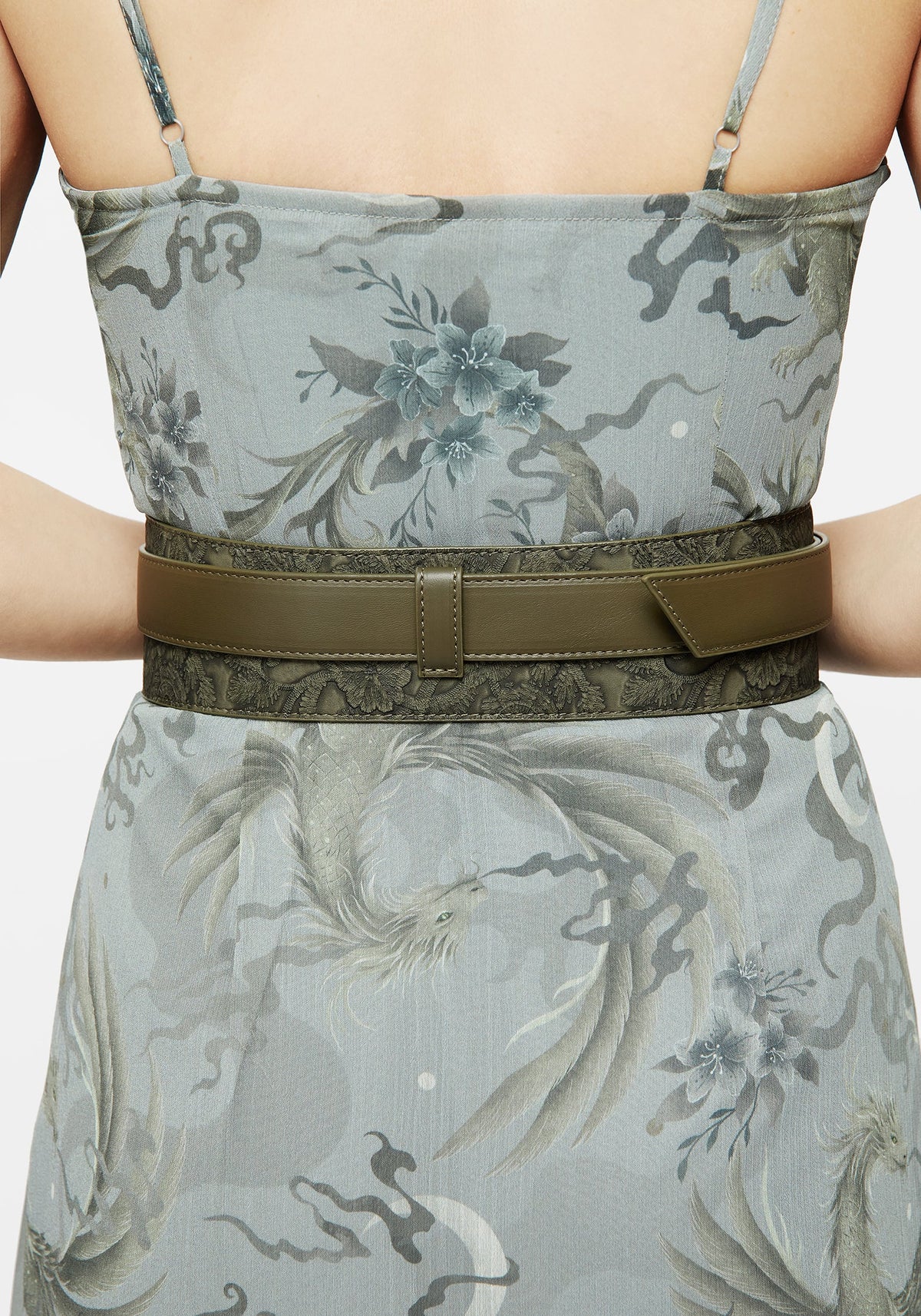 Cypress Paisley Geprägt Mit Schnalle Taille Gürtel