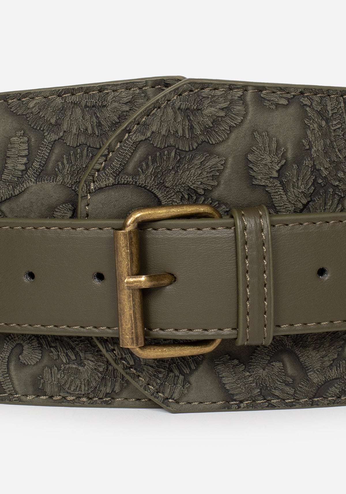 Cypress Paisley Geprägt Mit Schnalle Taille Gürtel