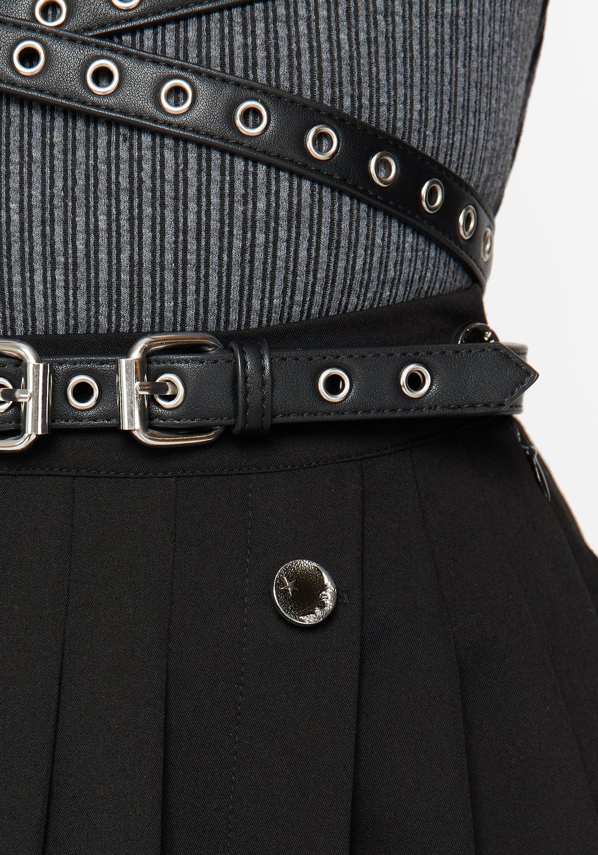 Rivet Mit Schnalle Taille Geschirr