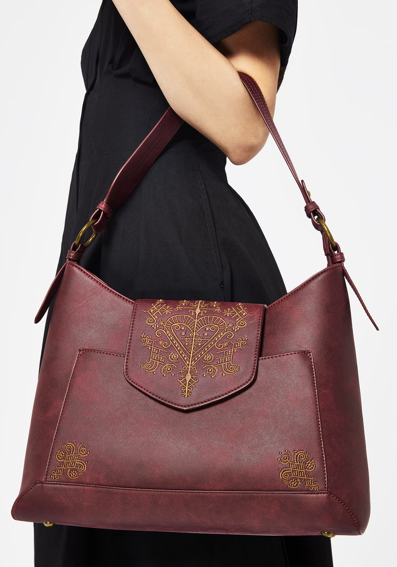 Neriene Bestickt Slouchy Schulter Tasche