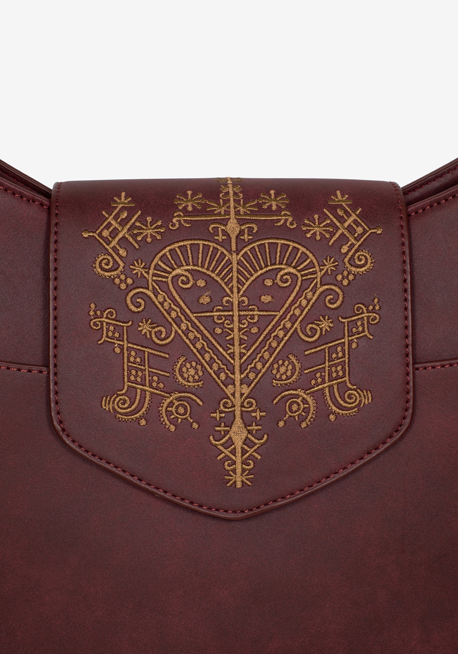 Neriene Embroidered Slouchy Shoulder Bag