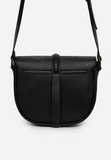 Cypress Paisley Geprägt Crossbody Schulranzen Tasche  Schwarz