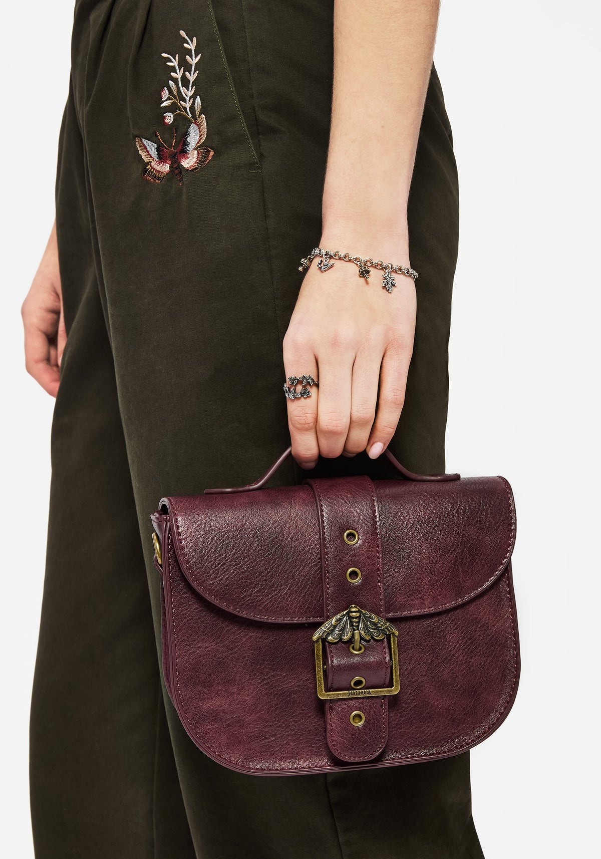 Rosamoth Schnalle Crossbody Schulranzen Tasche