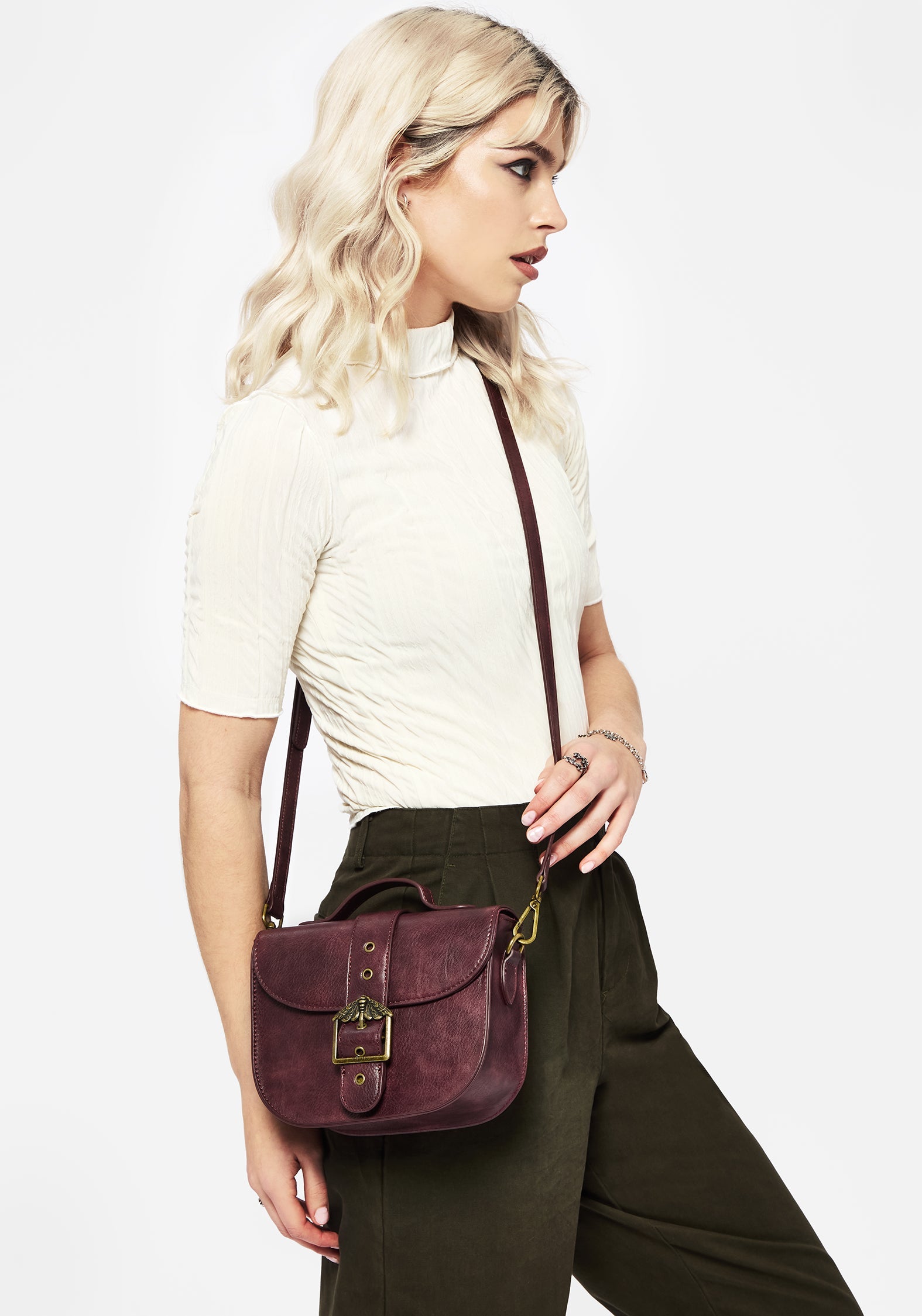 Rosamoth Schnalle Crossbody Schulranzen Tasche