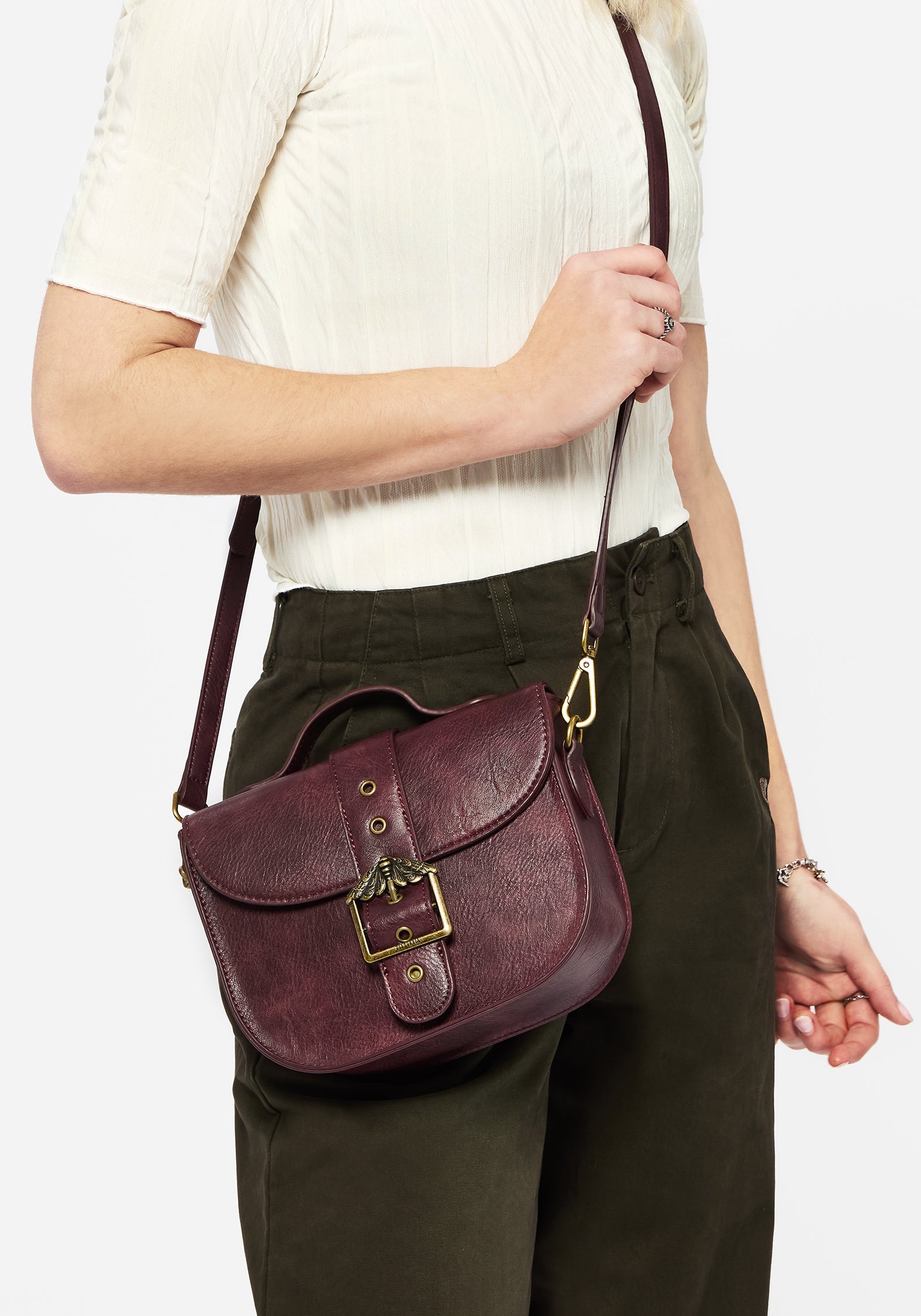 Rosamoth Schnalle Crossbody Schulranzen Tasche