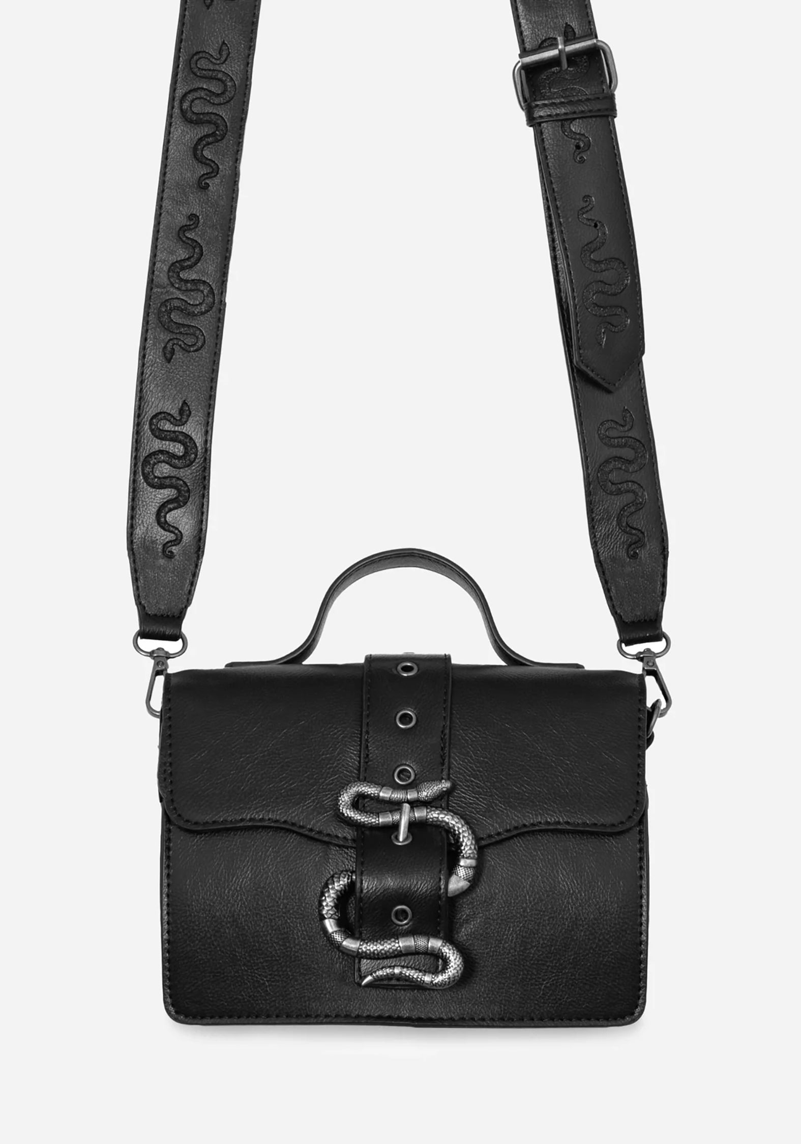 Mamba Schlange Schnalle Crossbody Tasche