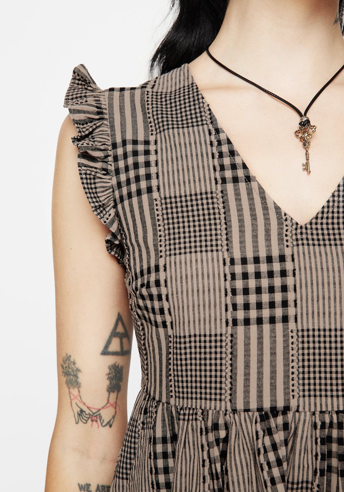 Mabel Prüfen Mini Skater Kleid