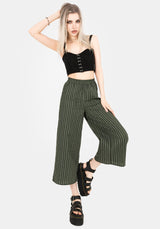 Memorantia Weit Bein Culottes - Grün