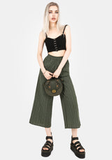 Memorantia Weit Bein Culottes - Grün