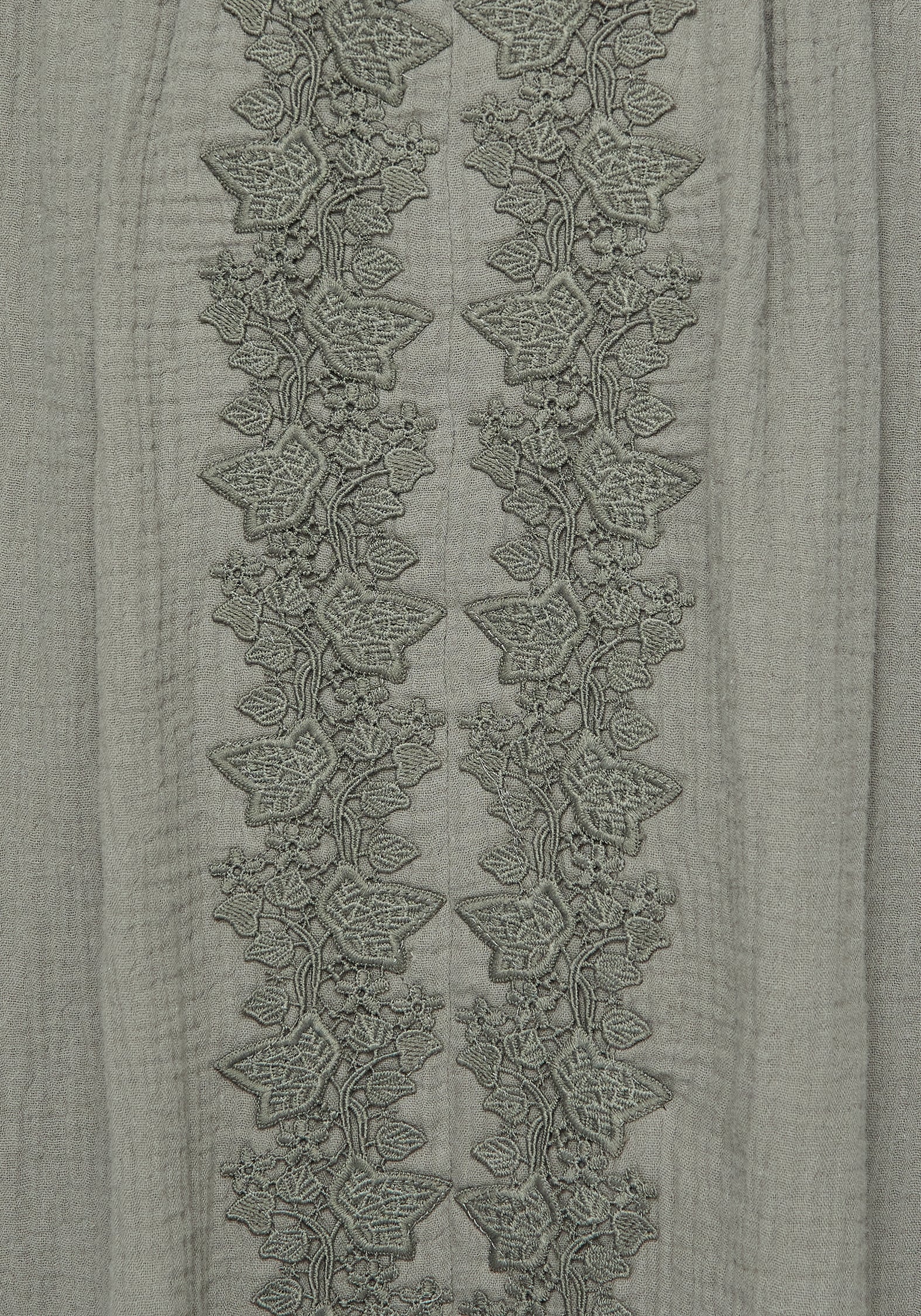 Alder Baumwolle Ivy Detail Midi Rock