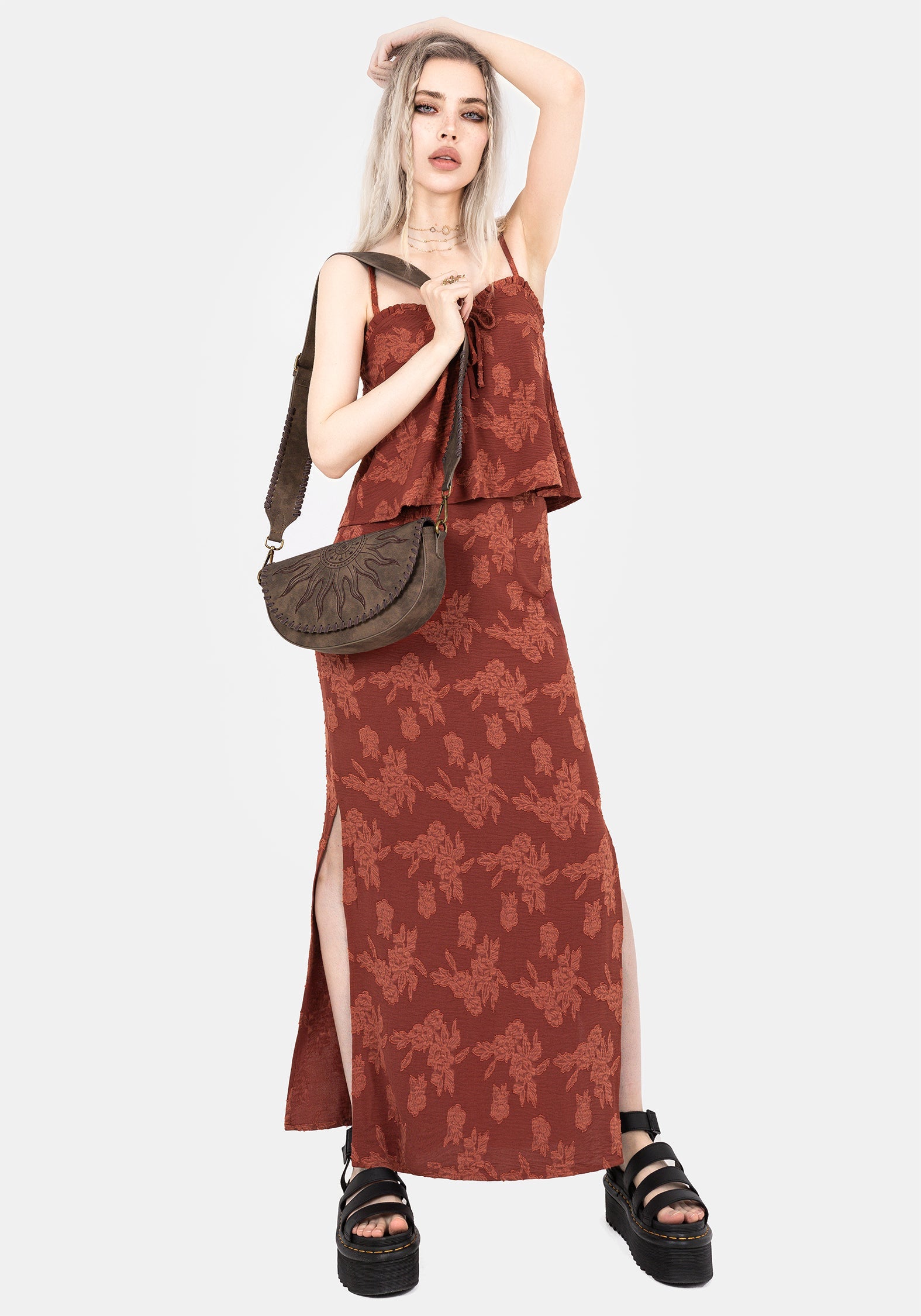 Prosperity Blumenmuster Maxi Slip Rock