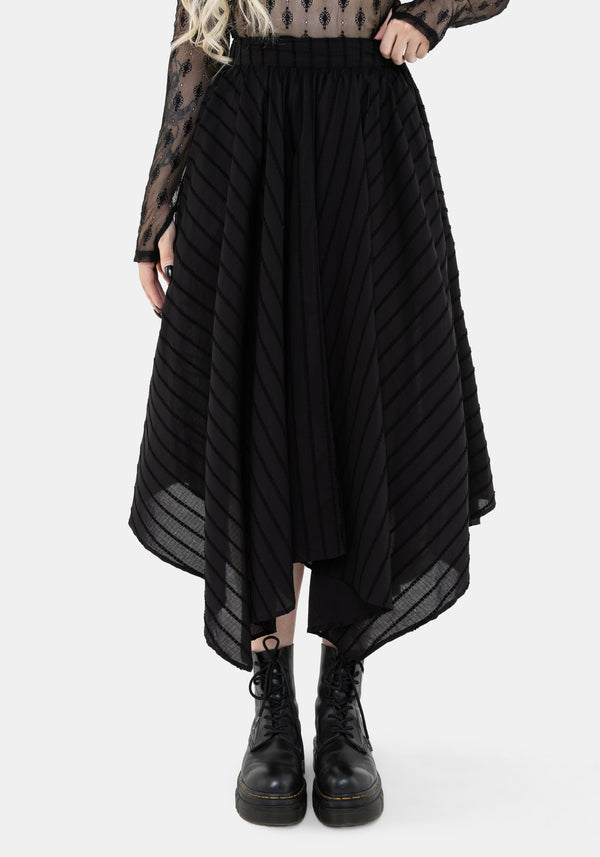 Blythe Taschentuch Saum Midaxi Rock