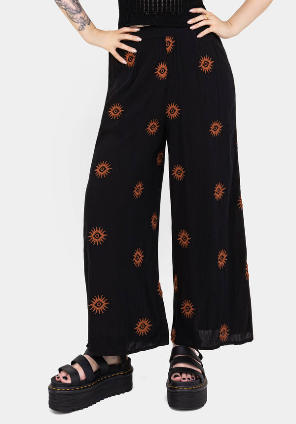 Solstice Bestickt Weit Bein Culotte