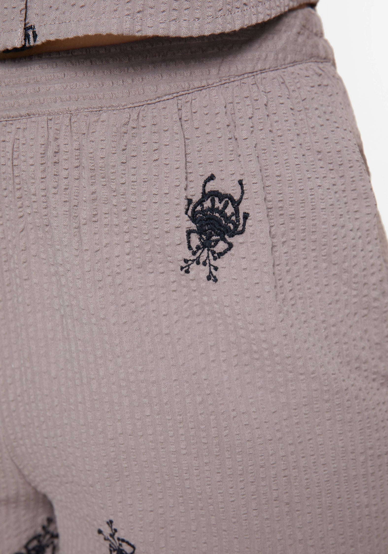 Stag Käfer Bestickt Shorts