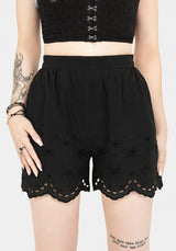 Synthweb Baumwolle Broderie Saum Shorts