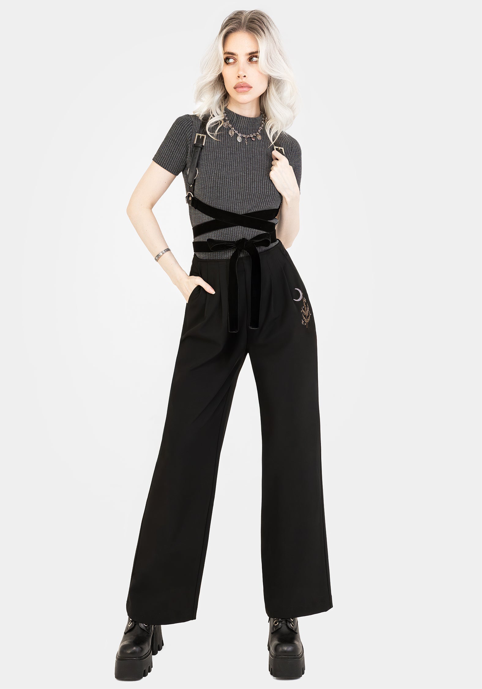 Lucia Firefly Bestickt Plissiert Hosen