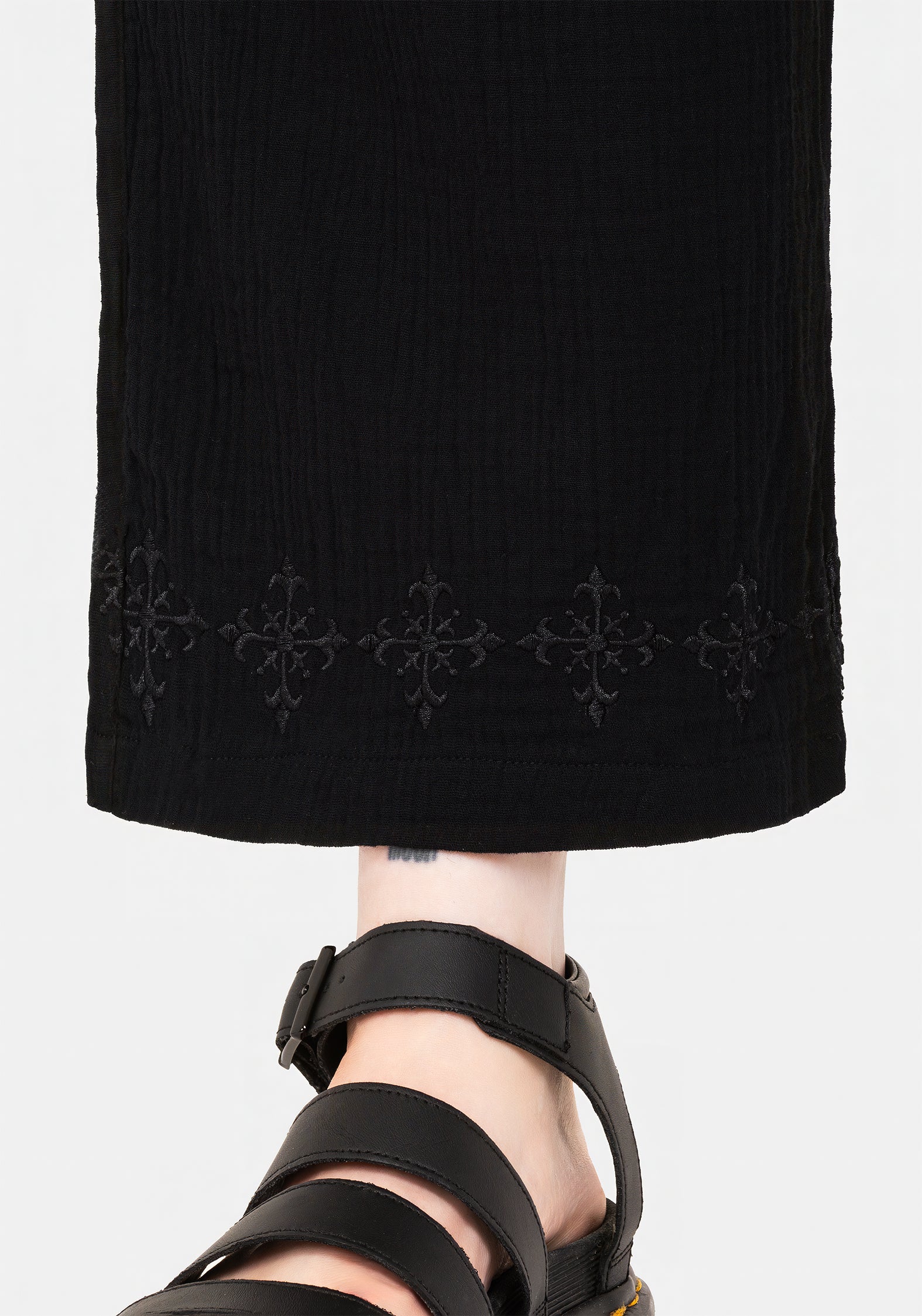 Damara Embroidered Cotton Culottes
