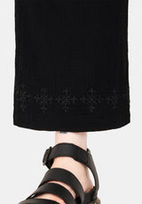 Damara Bestickt Baumwolle Culottes