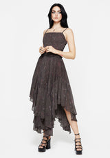 Arnora Chiffon Taschentuch Saum Midaxi Rock