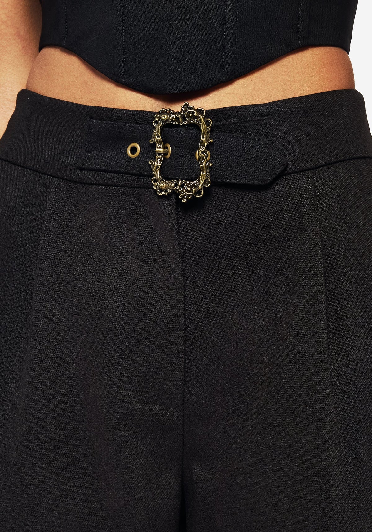 Elder Schmal Zulaufend Hoch Taille Hose