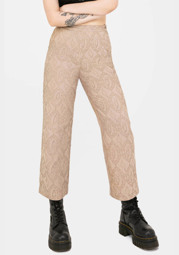 Suma Baumwolle Strukturiert Pull On Schmal Zulaufend Hose