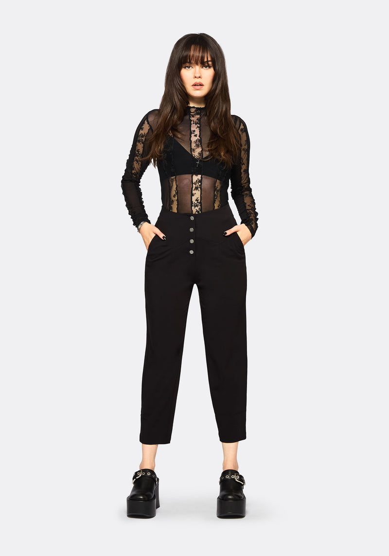 Venere Shaped Waistband Schmal Zulaufend Hose