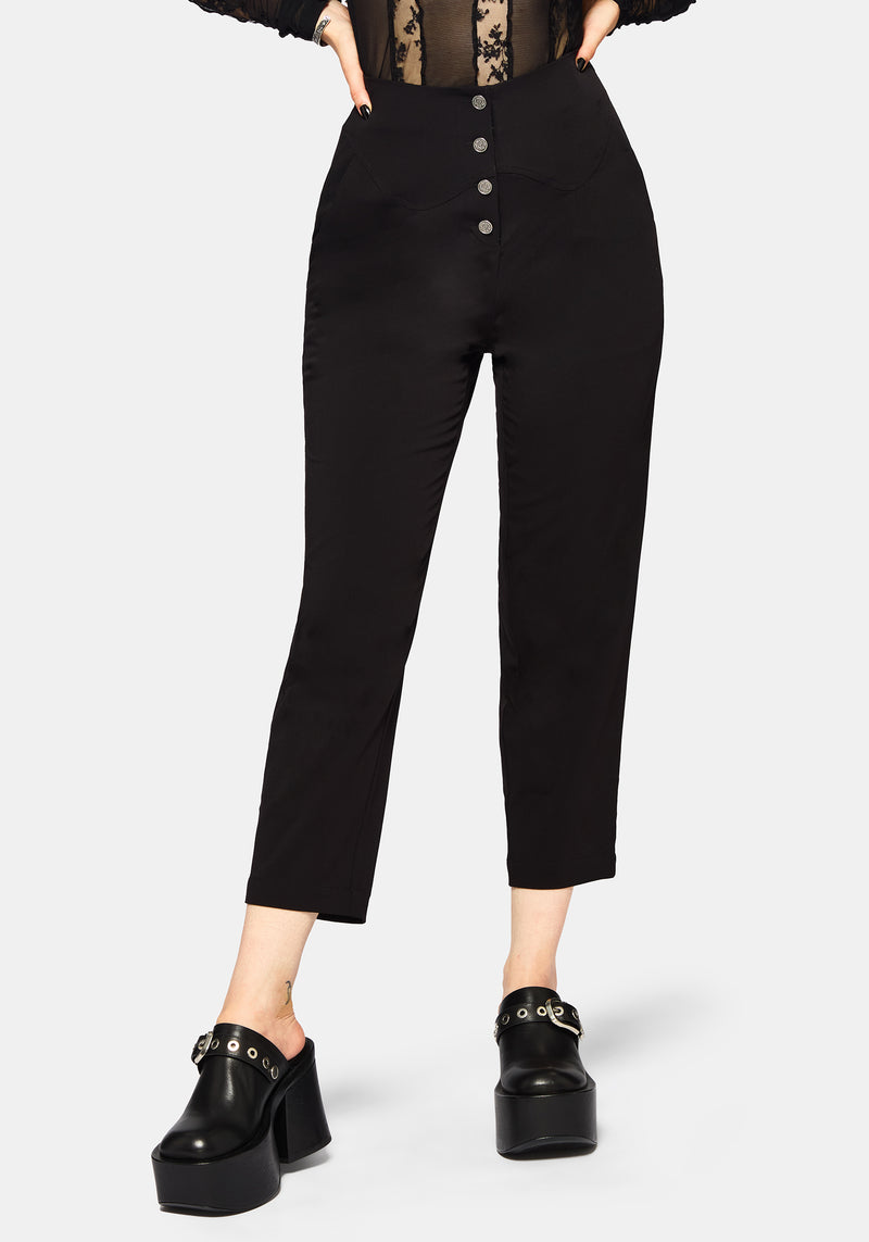 Venere Shaped Waistband Schmal Zulaufend Hose