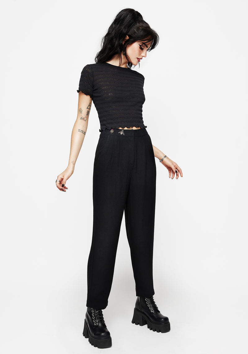 Chloris Bestickt Taille Ballon Hose