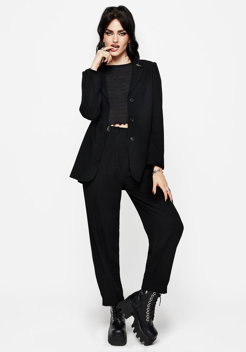 Chloris Bestickt Taille Ballon Hose