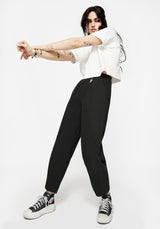 Osteomancy Washed Cotton Balloon Leg Trousers