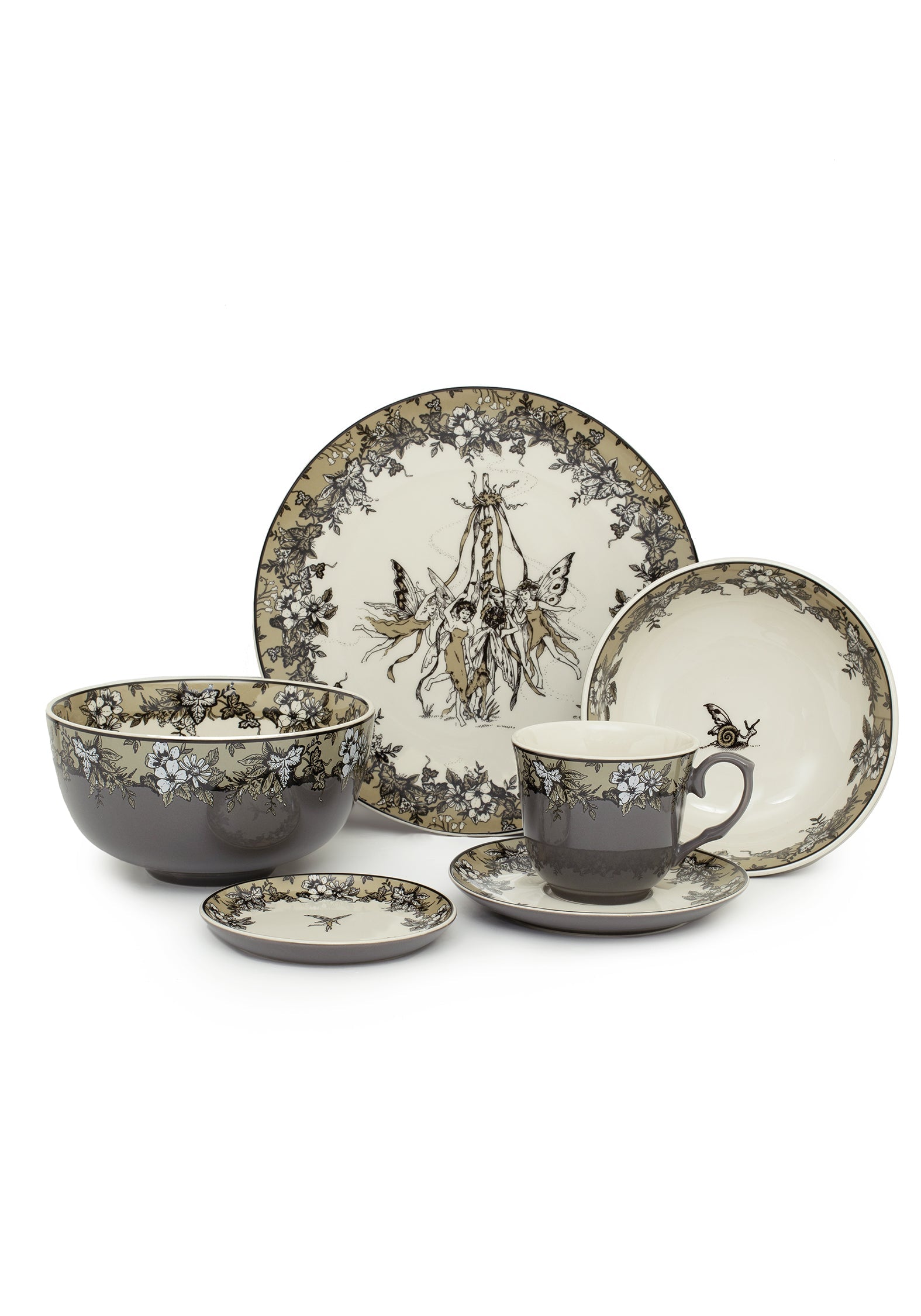Maypole Cup Und Saucer Set