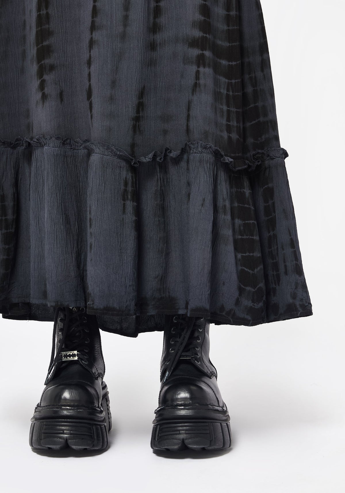 Aria Krawatte Färbung Midaxi Kleid