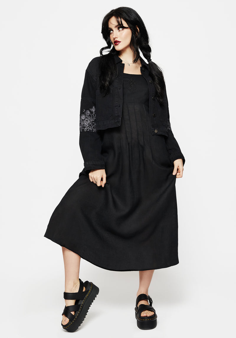 Merrymount Bestickt Midaxi Kleid